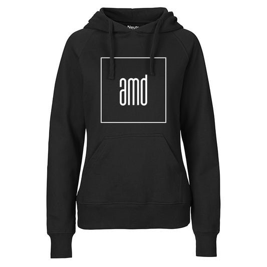 Hoodie "AMD", Schwarz, Damen